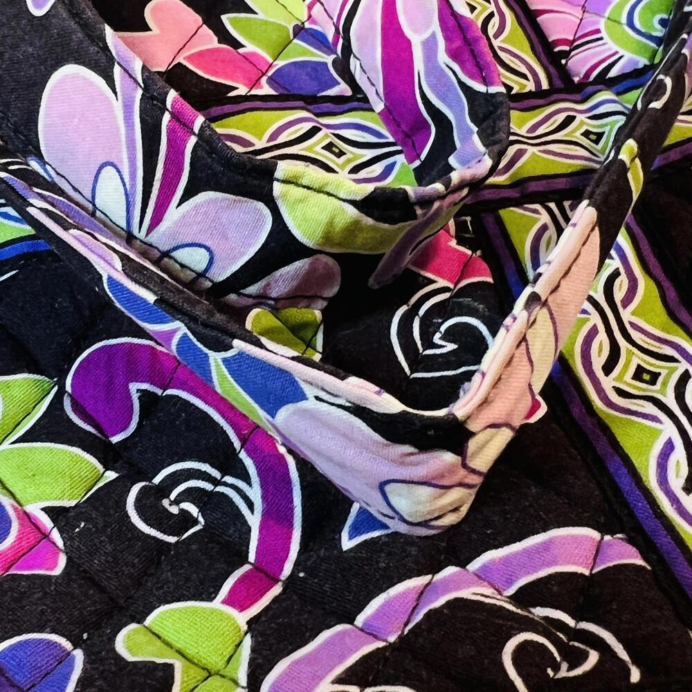 Vera Bradley TIC TAC TOTE Shoulder Bag Purse PURPLE PUNCH - Picture 5 of 7